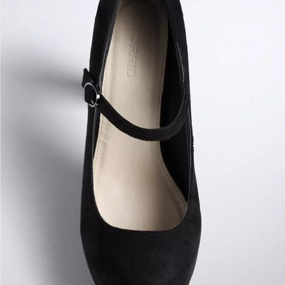 Torrid Faux Suede Mary Jane Heels (Wide Width) - Picture 3 of 8